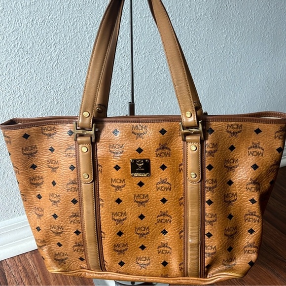 MCM cognac Tote - Picture 2 of 13